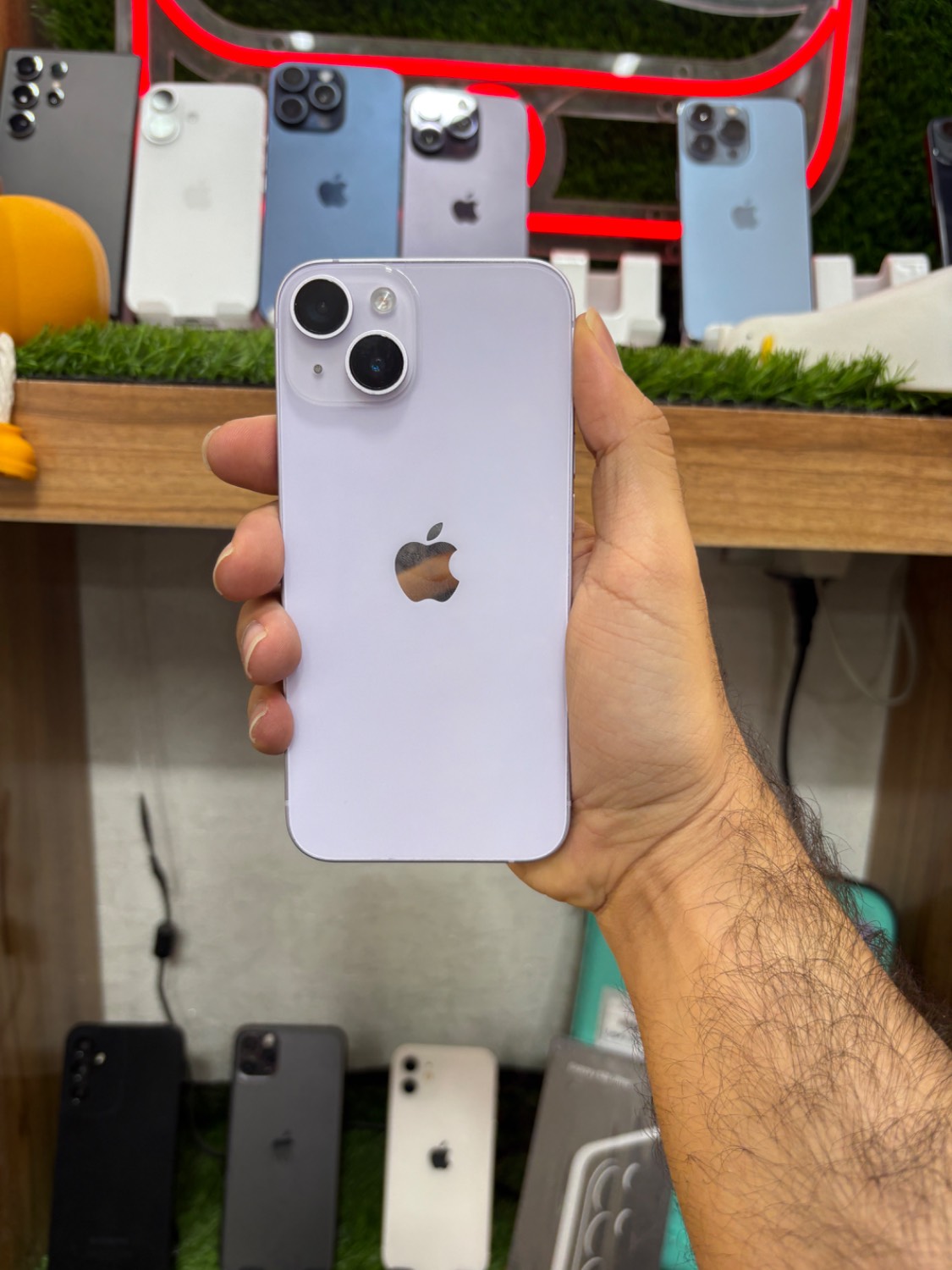 گوشی ایفون iPhone 14  حافظه 128GB (استوک) بدون رجیستر پک اصلی باتری 100% گوشی پلمپ